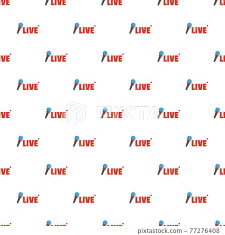 Live microphone pattern seamless Live microphone pattern seamless 77276408