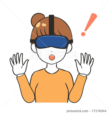 VR 驚訝的女人 77276944