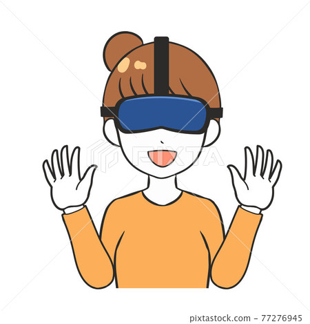 VR rejoice woman VR rejoice woman 77276945
