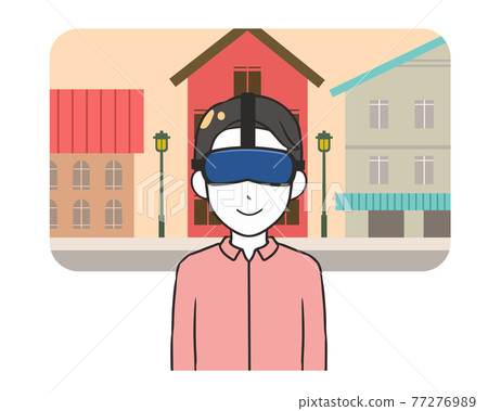 VR觀光城市景觀男士 77276989