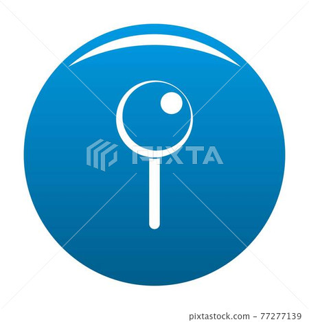 Attachment pin icon blue vector - Stock Illustration [77277139] - PIXTA