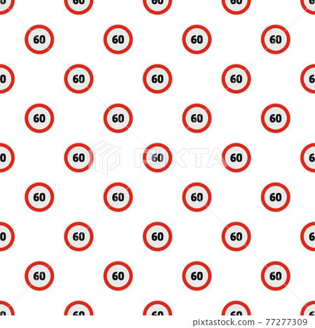 Maximum speed limit pattern seamless 77277309