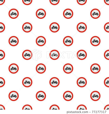 No bicycle pattern seamless 77277317