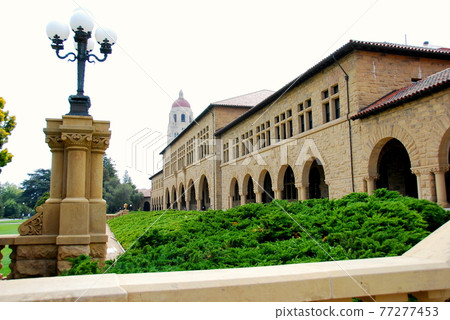 美國加利福尼亞州斯坦福大學校園景觀 美國加利福尼亞州斯坦福大學校園景觀 77277453