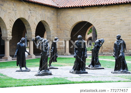 United States, California, Stanford University, Campus Landscape, by Rodin, Curry Citizen's Study 77277457