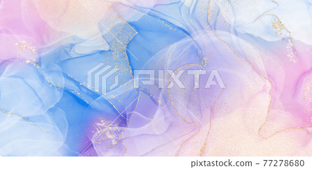 Alcohol ink art background illustration 77278680