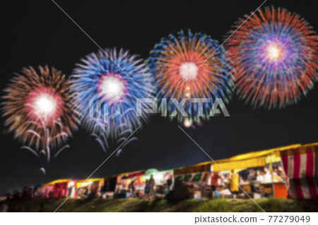 [夏季圖像] 煙花、大排檔和人群（* 模糊） 77279049