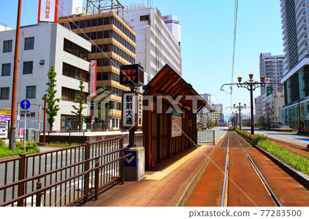 電車設施遍布市中心的豐橋市風光 77283500