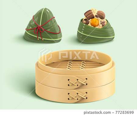 3D elements of Duanwu Festival 77283699