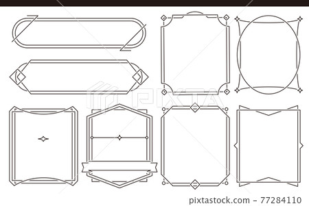 簡單的設計標題框 77284110