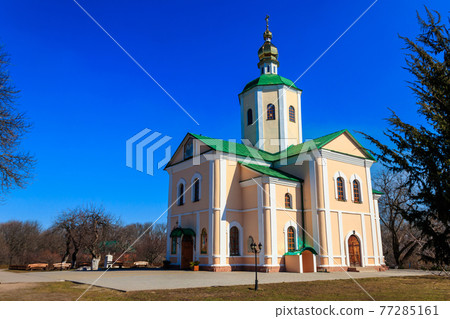 Holy Trinity Motroninsky convent in Kholodny Yar, Ukraine Holy Trinity Motroninsky convent in Kholodny Yar, Ukraine 77285161