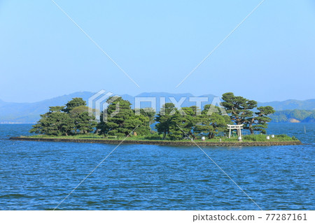 【島根縣】晴天的Yomega島（真道湖） 77287161