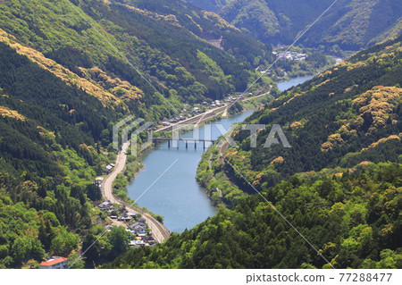 Railroad and landscape 77288477