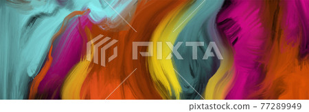 Abstract vector background with colored oil stains Abstract vector background with colored oil stains 77289949