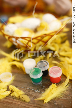 Bright colors for Easter eggs 77290939