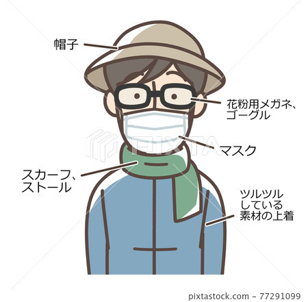 花粉症措施的衣服 男士 77291099
