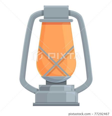 Camping lamp icon, cartoon and flat style Camping lamp icon, cartoon and flat style 77292467