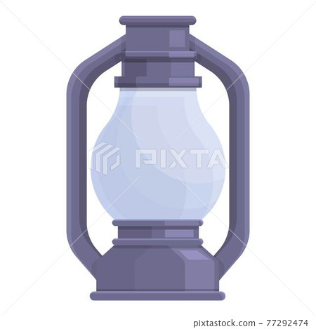 Kerosene oil lamp icon, cartoon and flat style Kerosene oil lamp icon, cartoon and flat style 77292474