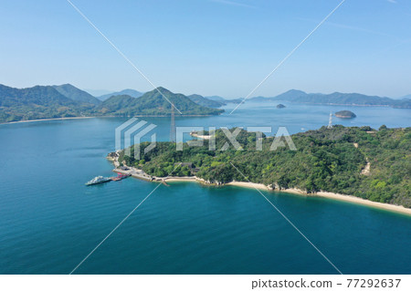 Scenery of Okunoshima, Takehara City, Hiroshima Prefecture 77292637