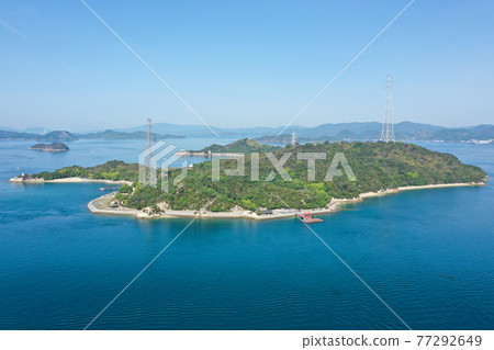 廣島縣竹原市奧之島的風景 77292649