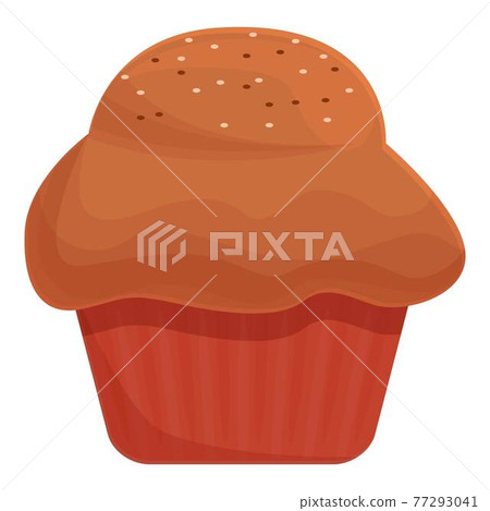 Muffin cupcake icon, cartoon and flat style Muffin cupcake icon, cartoon and flat style 77293041