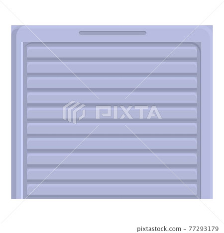 Sliding Smart Gate Icon Cartoon And Flat Style Stock Illustration 