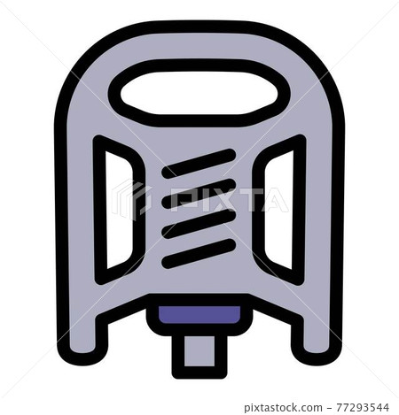 Bike pedal icon, outline style Bike pedal icon, outline style 77293544