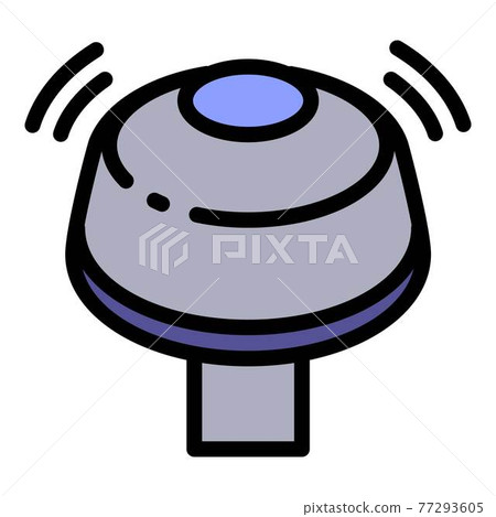 Bike ringer icon, outline style 77293605