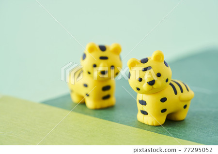 Tiger toy material for New Year's cards Tiger toy material for New Year's cards 77295052