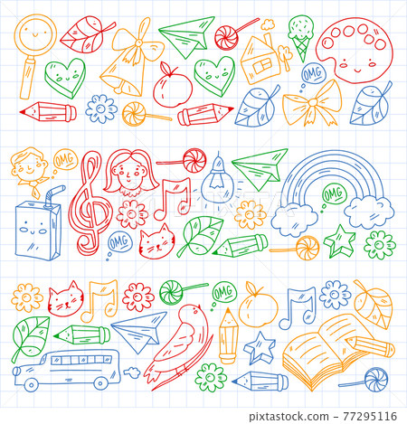 E-learning and online education. Small children. Creativity and imagination. E-learning and online education. Small children. Creativity and imagination. 77295116