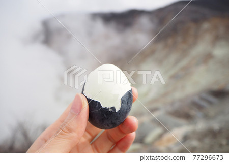 Owakudani and black eggs Owakudani and black eggs 77296673