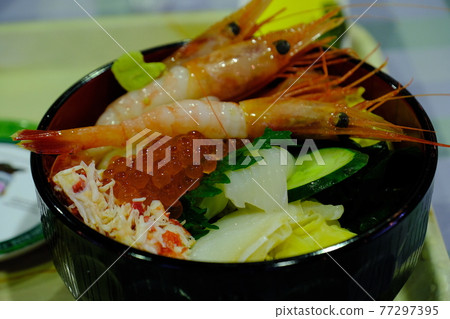 Seafood bowl at Abashiri Port, Hokkaido Seafood bowl at Abashiri Port, Hokkaido 77297395