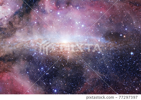 Endless universe. Elements of this image furnished by NASA. 77297397