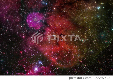 Deep space. Elements of this image furnished by NASA 77297398