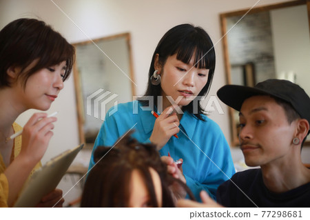 美髮師的培訓形象 77298681