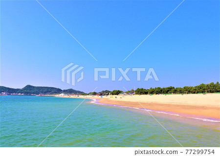 Kataonami beach summer scenery 77299754