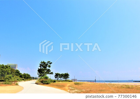 Suma coast / summer scenery Suma coast / summer scenery 77300146