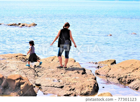 Kada coast summer scenery Kada coast summer scenery 77301123