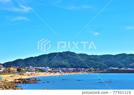 Kada coast summer scenery Kada coast summer scenery 77301128