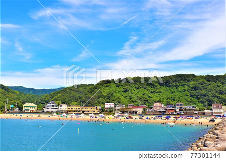 Kada coast summer scenery 77301144
