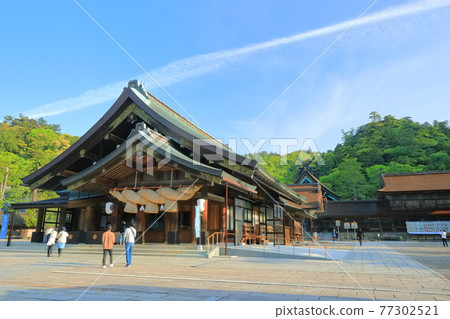 【島根縣】晴天下的出雲大社 77302521