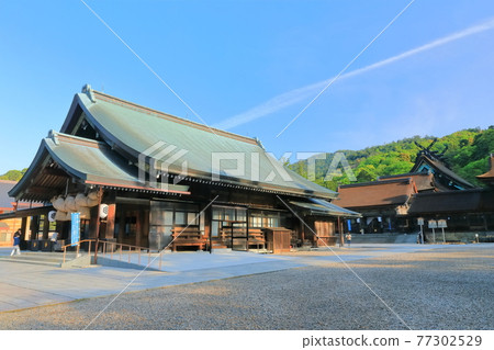 [Shimane Prefecture] Izumo Taisha Shrine under fine weather 77302529