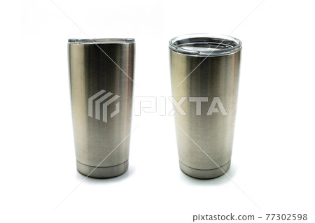 Tumbler aluminium isolated on white background Tumbler aluminium isolated on white background 77302598