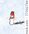 雪花和雪人 77302784