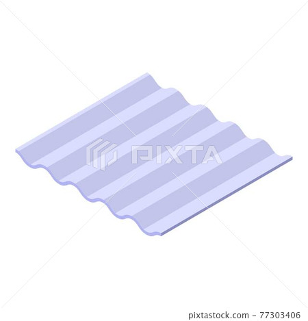 Construction slate icon, isometric style Construction slate icon, isometric style 77303406