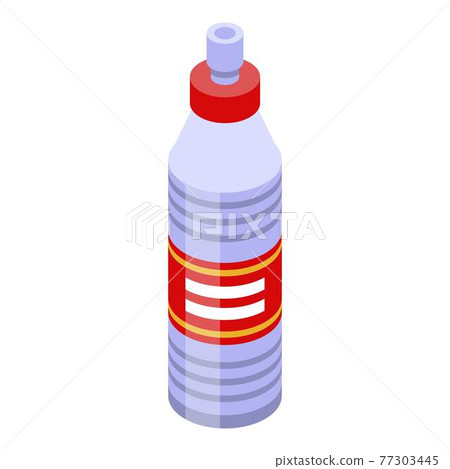 Construction bottle liquid icon, isometric style Construction bottle liquid icon, isometric style 77303445