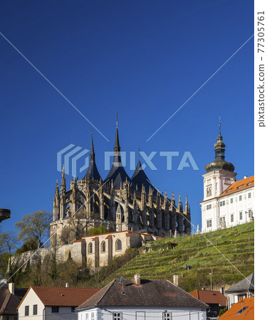 St. Barbara's Church in Kutna Hora, UNESCO site, Czech Republic St. Barbara's Church in Kutna Hora, UNESCO site, Czech Republic 77305761