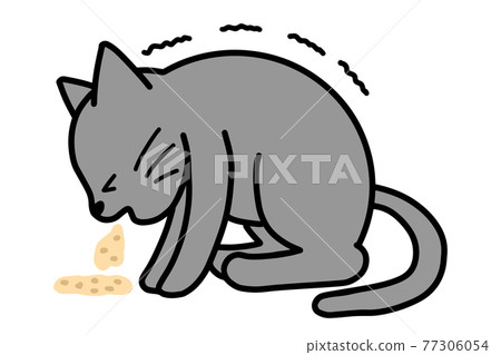 貓嘔吐抽搐 77306054