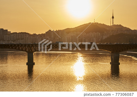 N Seoul Tower, Namsan Tower, Namsan, Seongsu Bridge, Seongdong-gu, Han River, Seoul 77306087