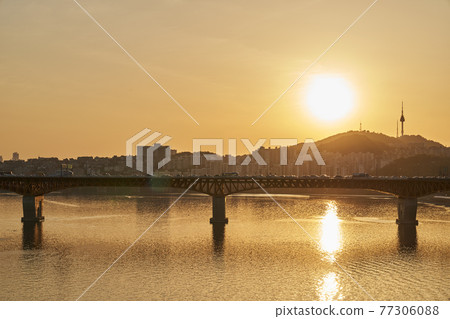 N Seoul Tower, Namsan Tower, Namsan, Seongsu Bridge, Seongdong-gu, Han River, Seoul 77306088